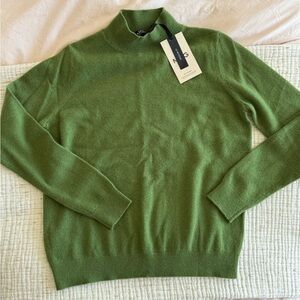 Mango Green Turtleneck Sweater